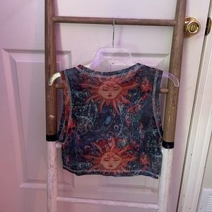 sheer sun crop top